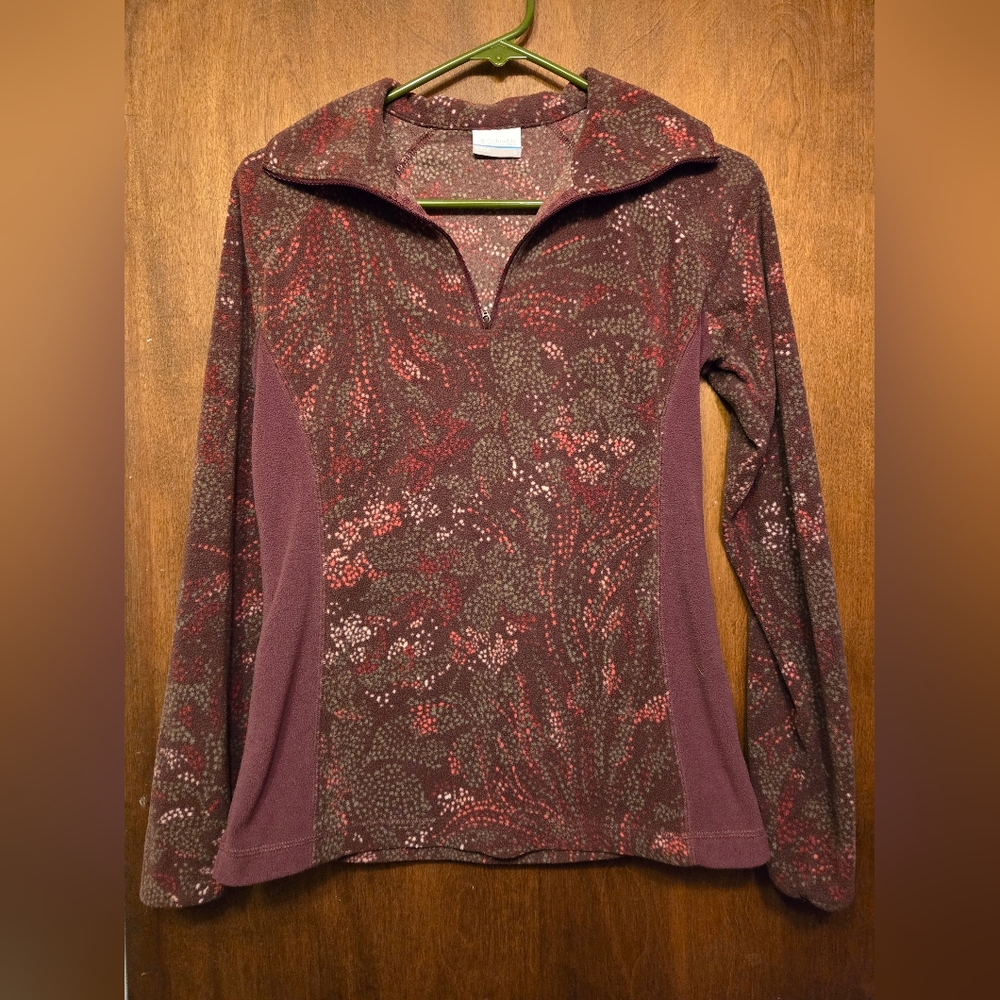 Columbia Quarter Zip Pullover PTP=17.5"